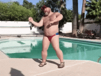 Guy in speedo.gif