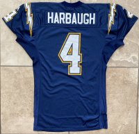 Jim Harbaugh Game Worn Chargers Jersey VolNation