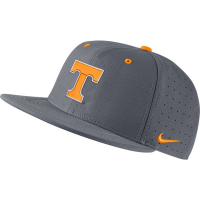 Nike Tennessee Volunteers Aero True Fitted Baseball Hat - Grey