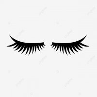 Long Eyelashes Clipart Hd PNG, Vector Illustration Creative Long Eyelashes, Eyelash Clipart, ...jpeg