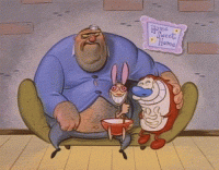 17 Signs You And Your Best Friend Are Turning Into Ren & Stimpy.gif