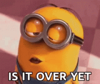 Isitoveryet Minion GIF - Isitoveryet Minion - Discover & Share GIFs.gif