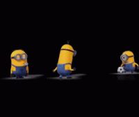 Minions Play Football GIF - Despicable Me Minions Football - Discover & Share GIFs.gif