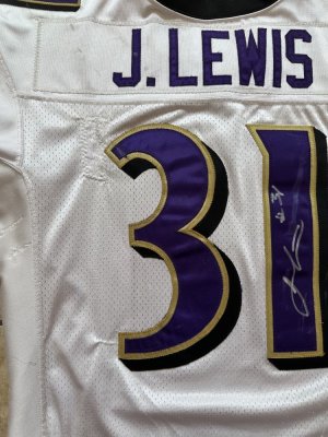 Jamal Lewis Game Worn Jersey