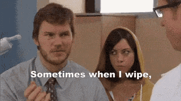 parksandrec-wiping.gif