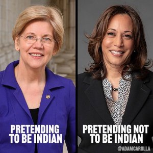 kamala harris elizabeth warren indians.jpg