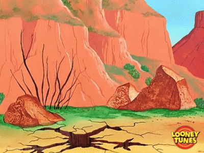 Trending GIF wtf cartoon fall tired falling pain hurt wake up looney tunes dislike classics wa...gif