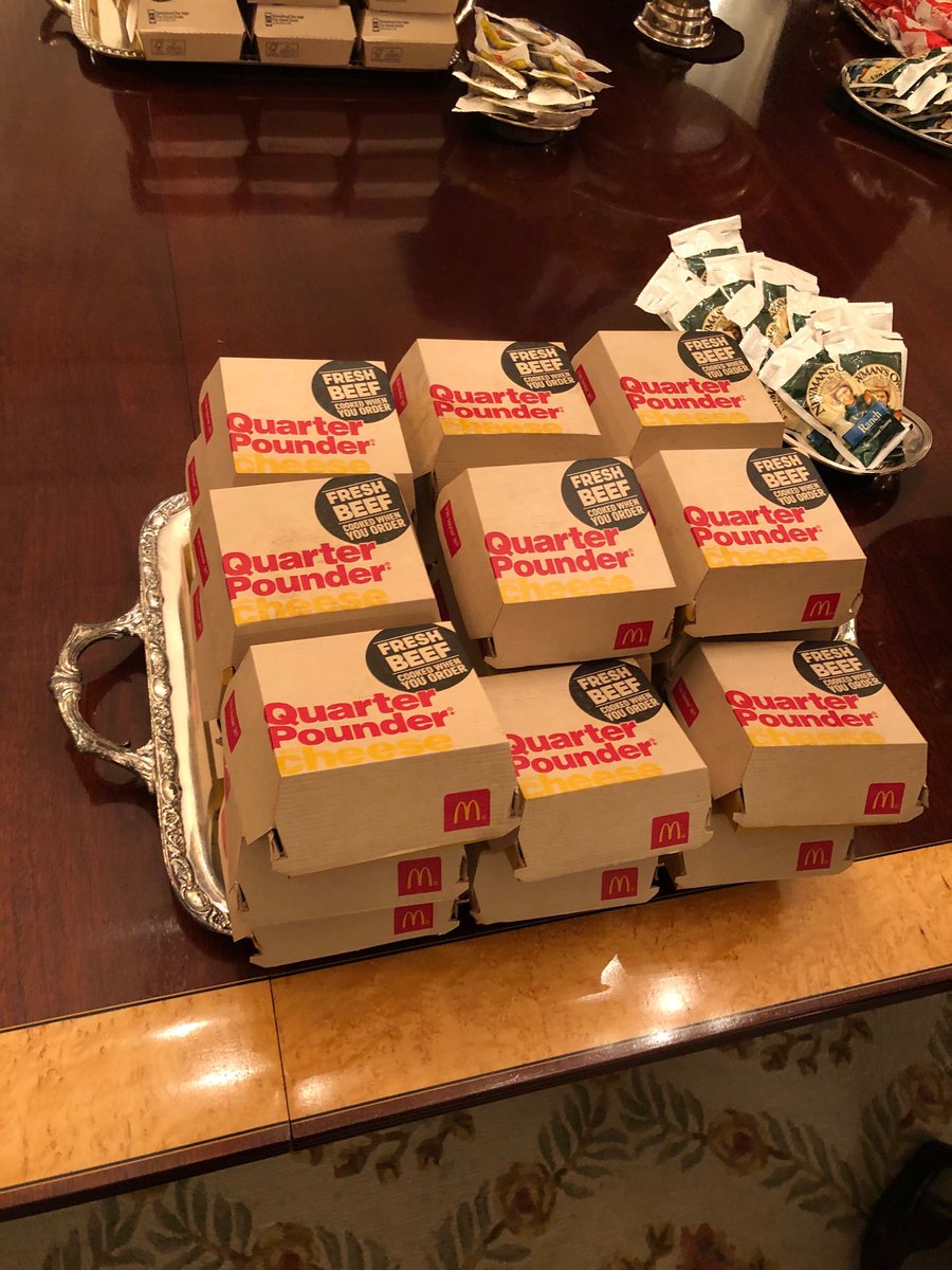 White House Serves Fast Food On Silver Platters For Clemson