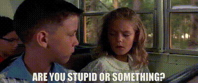 YARN | Are you stupid or something? | Forrest Gump (1994) | Video gifs by  quotes | 6cd1e199 | 紗