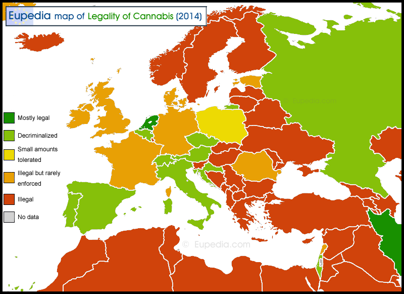 Карта лигалайза мира