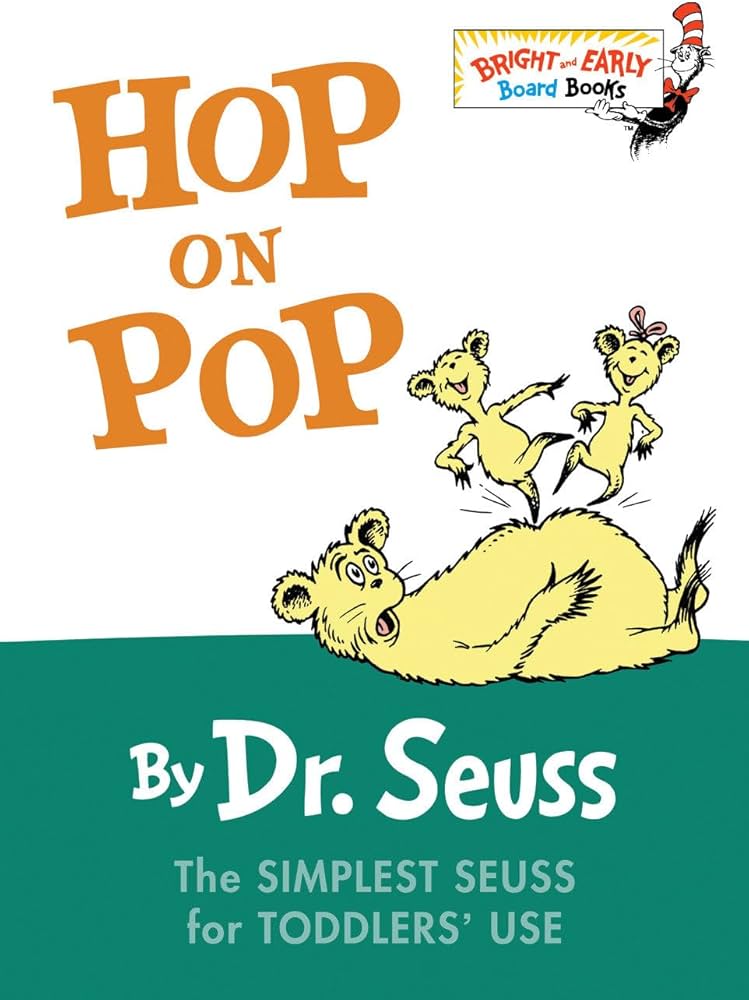 Hop on Pop: The Simplest Seuss for Youngest Use (Bright & Early Board Books)