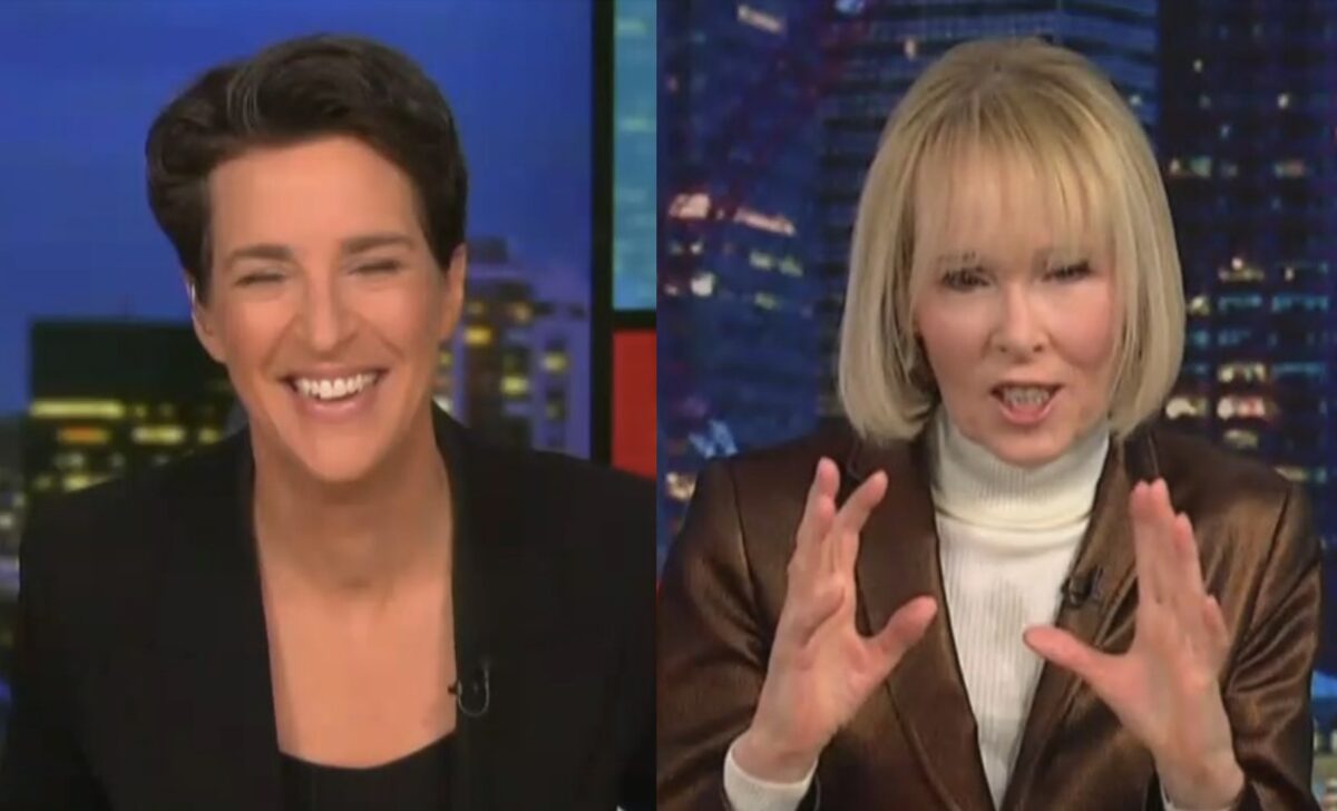 Rachel Maddow's Schadenfreudtastic E. Jean Carroll Interview Undoubtably Helped Trump