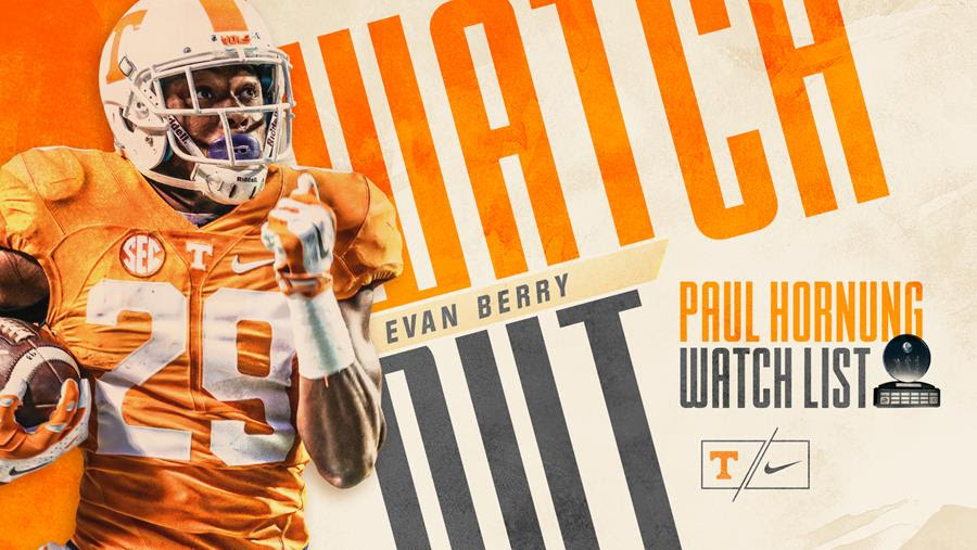 Berry Named To Watch List For Paul Hornung Award