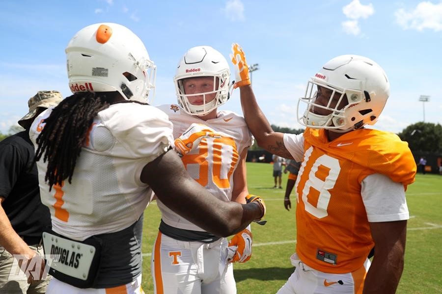 Vols Camp Report: Newcomers and Veterans Stepping Up