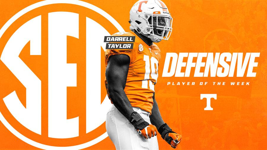 Taylor Tabbed as SEC Defensive Player of the Week