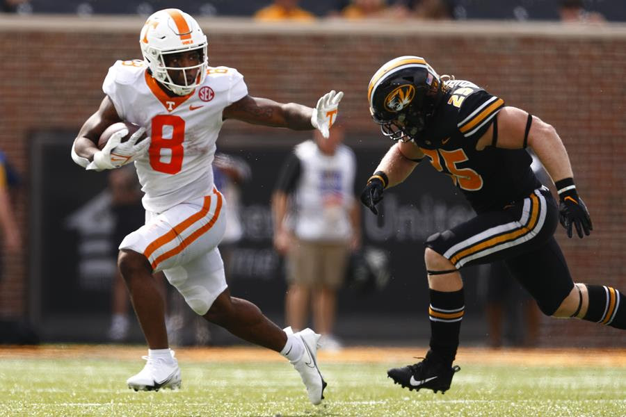 Historic Offensive Showing Propels Tennessee Past Missouri, 62-24