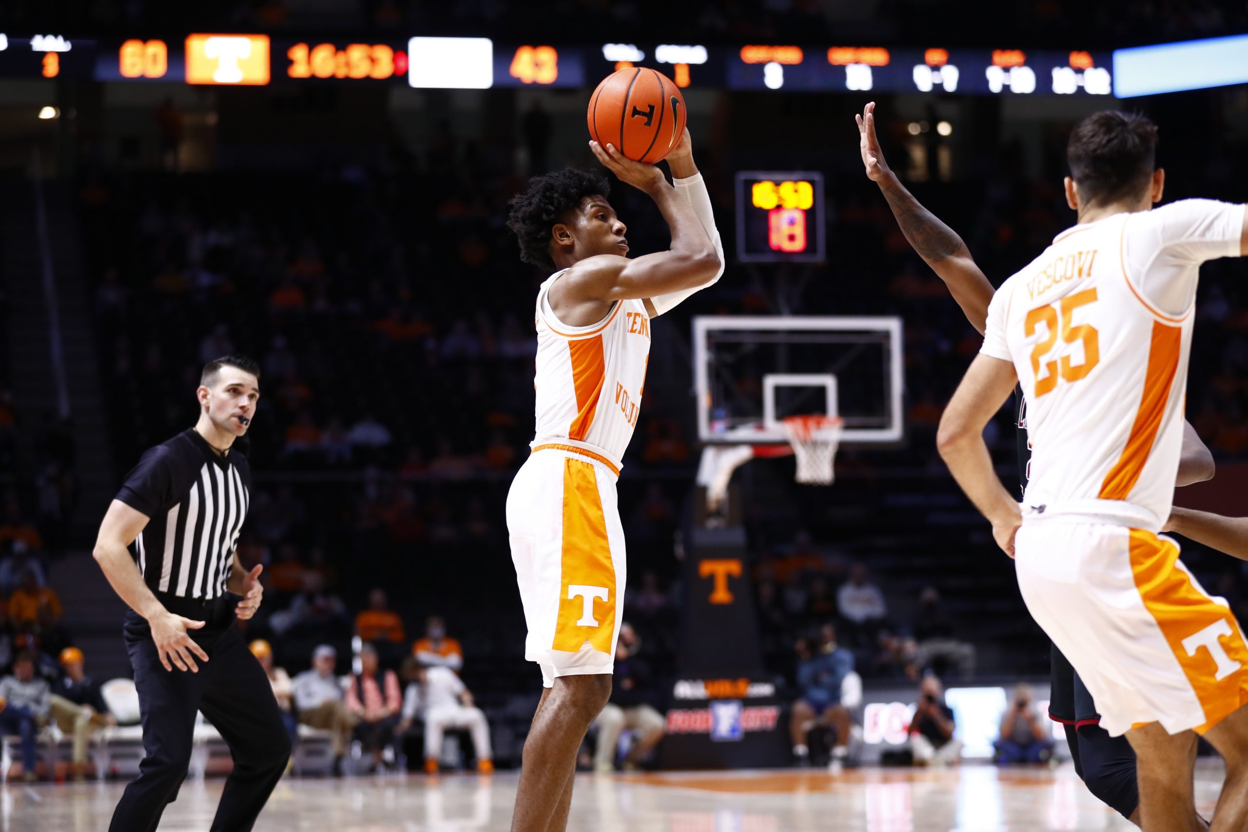 Tennessee opens the 2021-22 basketball season tonight against UT Martin