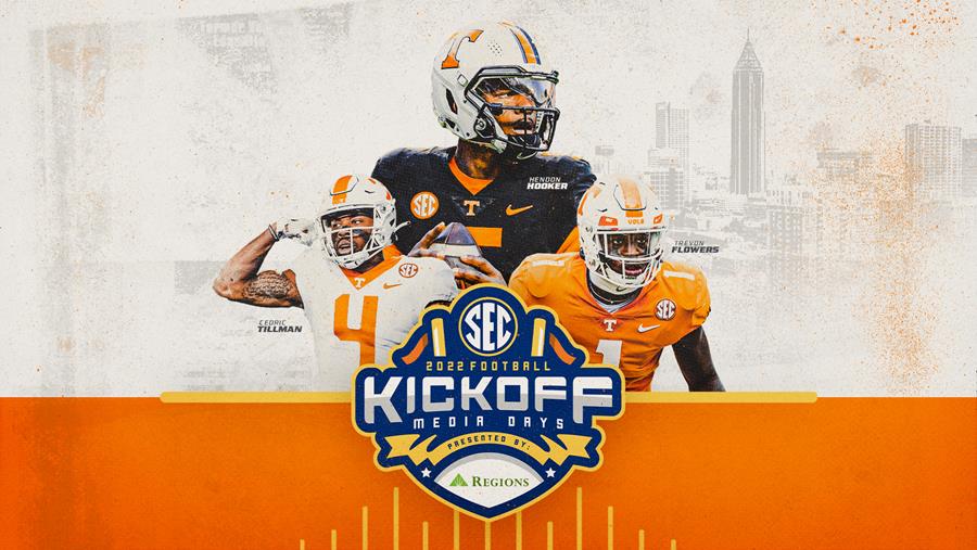 Heupel, Three Vols To Represent Tennessee at #SECMD22 Next Week in Atlanta