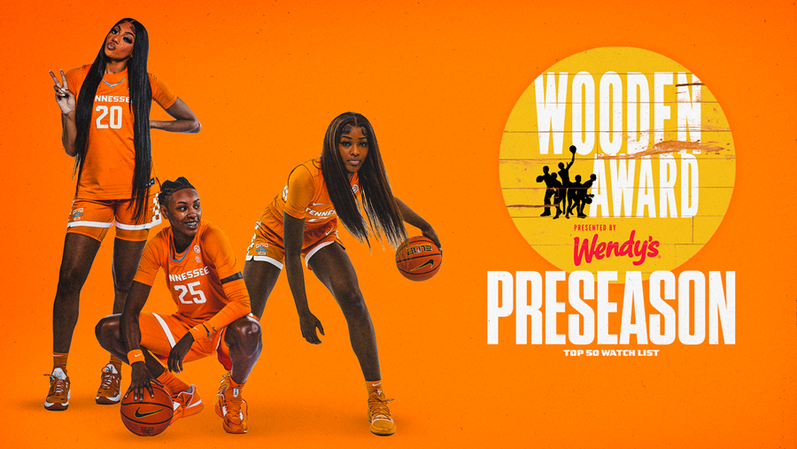 Three Lady Vols On Wooden Award Women’s Preseason Top 50 Watch List