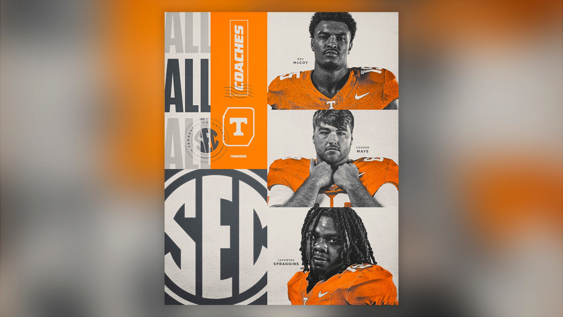 Trio of Vols Named to the 2023 Preseason Coaches All-SEC Team