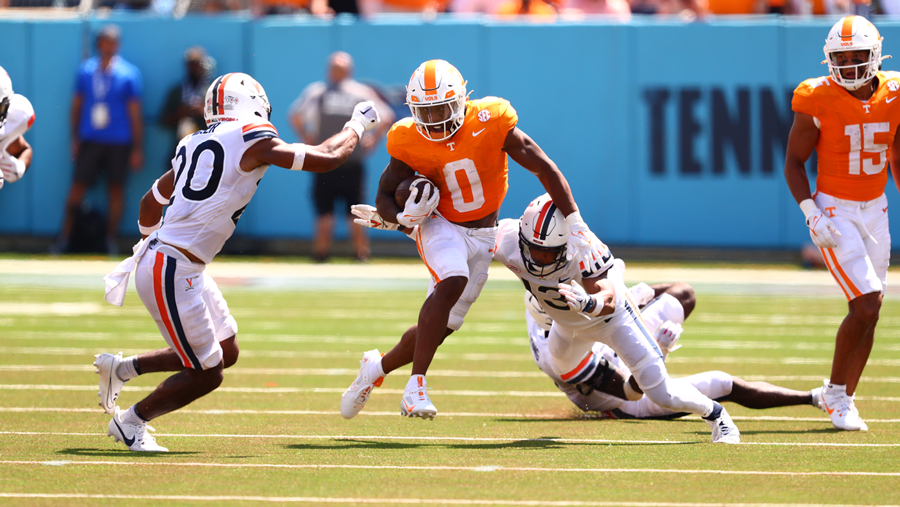 #12/10 Vols Roll Past Virginia in Season Opener, 49-13